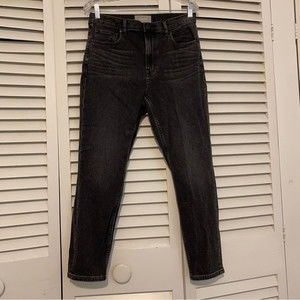 Everlane size 30 Ankle High Waist Black Denim Skinny Jeans